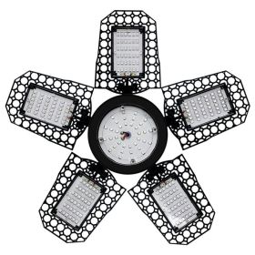 Five Leaf Foldable Transformable LED Plant Light for Greenhouse