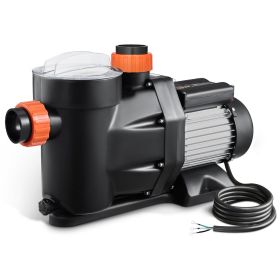 2 HP Above Ground Swimming Pool Pump Single Speed 122 GPM 3450 RPM 220V