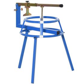 DURHAND Motorcycle Tire Changing Stand - 16"-24" Portable, Adjustable, Durable, Bead Popper, Blue, Must-Have for Bikers | Available at