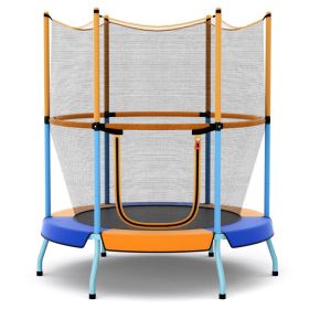 48" Toddler Trampoline with Safety Enclosure Net