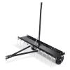 VEVOR Tow Behind Dethatcher, 40-inch Tow Dethatcher with 20 Spring Steel Tines, Lawn Dethatcher Rake for ATV or Mower