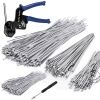 WCT322 Stainless Steel Cable Tie Gun for Fastening and Cutting up to 12mm Width Cable Ties,4 Size For Multi-purpose Cable Ties