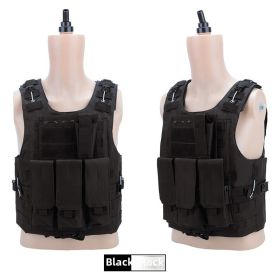 AmphibiousJungle Equipment Game Training Tactical Bottom Shirt Multifunctional Military Vest, Camouflage Outdoor Quick Release Tactical Vest
