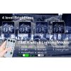 105ft Outdoor Christmas Decoration Lights,1000 LED 8 Modes Curtain Fairy Lights with 50 Drops,Plug in,Waterproof,Timer