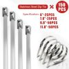 304 Stainless Stee Metal Zip Ties