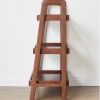 Walnut Color Oak Storage Bench, 3-Tier Beech Wood Shoe Rack for Entryway, Premium Storage Organizer for Bathroom, Living Room, Bedroom, Hallway, Patio