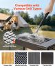 BBQ Grill Brush and Scraper Stainless Steel Bristle Free Grill Cleaner 17 in