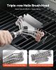 BBQ Grill Brush and Scraper Stainless Steel Bristle Free Grill Cleaner 17 in