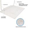 Foldable Tray Table Portable Sofa TV Tray 6 Heights 3 Angles Laptop Desk Adjustable Eating Dinner Coffee for Bed Dorm Home