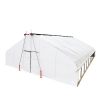 Pro Series 30' x 40' Light Deprivation Two Layer Cover Greenhouse Grow Tent, 6-mil Blackout Tarp and Clear Film, Cold Frame, Hand Crank Roll-Up Sides