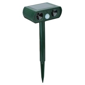 1Pc Ultrasonic Animal Repeller Solar Powered Motion Sensor Repellent IPX4 Waterproof Outdoor For Farm Garden Yard Repelling Deer Raccoon Cat Dog (Option: 1PC)