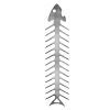 Stainless steel barbecue skewer fish bone skewer skewer meat tool BBQ utensils BBQ grill grill mesh Proud Grill Slide