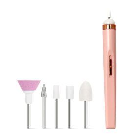 Portable Mini Nail Grinder Nail Remover With Light (Type: Nail Tools, Color: Pink)