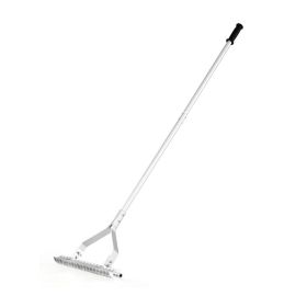 Garden Tools Outdoor Lawn Rake for Garden/Lawn/Farm (Type: Hand Tools, Color: Silver)