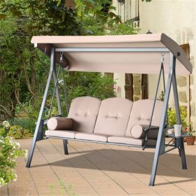 Outdoor Patio Swing Chair (Swiship ship)( Prohibited by WalMart ) (Color: as picture)