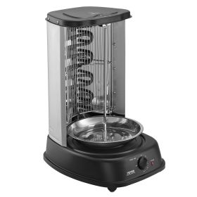 VEVOR Stainless Steel Shawarma Grill Machine Vertical Gyro Rotisserie Doner (Default: Default)