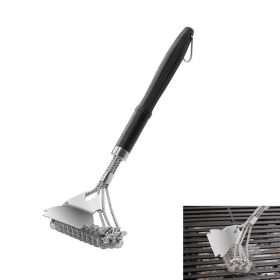 BBQ Grill Cleaning Tools for Grill Cooking Grates (Type: Kitchen Supplies, Color: Black)