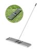 Lawn Leveling Rake with Long Handle for Outdoor