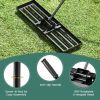 Lawn Leveling Rake with Long Handle for Outdoor