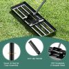 Lawn Leveling Rake with Long Handle for Outdoor