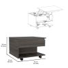 Babel Lift Top Coffee Table, Casters, One Shelf