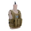 AmphibiousJungle Equipment Game Training Tactical Bottom Shirt Multifunctional Military Vest, Camouflage Outdoor Quick Release Tactical Vest
