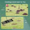 Lawn Leveling Rake with Long Handle for Outdoor