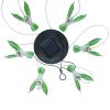 New LED Solar Wind Chime Lamp Hummingbird Wind Chime Lamp Pendant Wind Chime Decorative Lamp Color Changing Lamp Solar Lamp