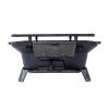 Portable Cast Iron BBQ Grill with Grate for Outdoor