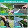 Garden Watering Kit Metal Water Hose with Nozzles