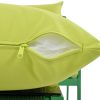 4-Piece Rope Patio Furniture Set, Outdoor Furniture with Tempered Glass Table
