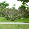 600lbs Load 2 Persons Hammock w/Mosquito Net Outdoor Hiking Camping Hommock Portable Nylon Swing Hanging Bed w/ Strap Hook Carry Bag