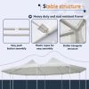 Outdoor Party Tent Heavy-Duty Wedding Canopy Gazebo w/ Storage Bags