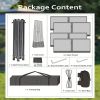 13x13FT Outdoor Pop Up Canopy Tent with Netting Adjustable Height Top Heavy Duty Steel Frame UV50 Plus Sun Protection Easy Setup Shelter for Camping B