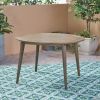 Outdoor Simple and Sleek Acacia Wood Dining Table