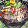 Charcoal Grill with Wheels for Outdoor Party Camping Picnic