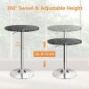 The pub bar table 24 Inch Round Bistro Bar Cocktail Table