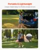 2ft Folding Portable Camping Table Aluminum Outdoor Table Adjustable Height