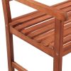 Patio Bench with Cushion 47.2" Solid Acacia Wood