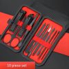 Portable Travel Nail Clipper Set for Manicure Pedicure Set